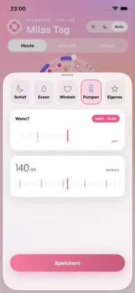 Abpumpen